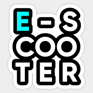 e-scooter Sticker